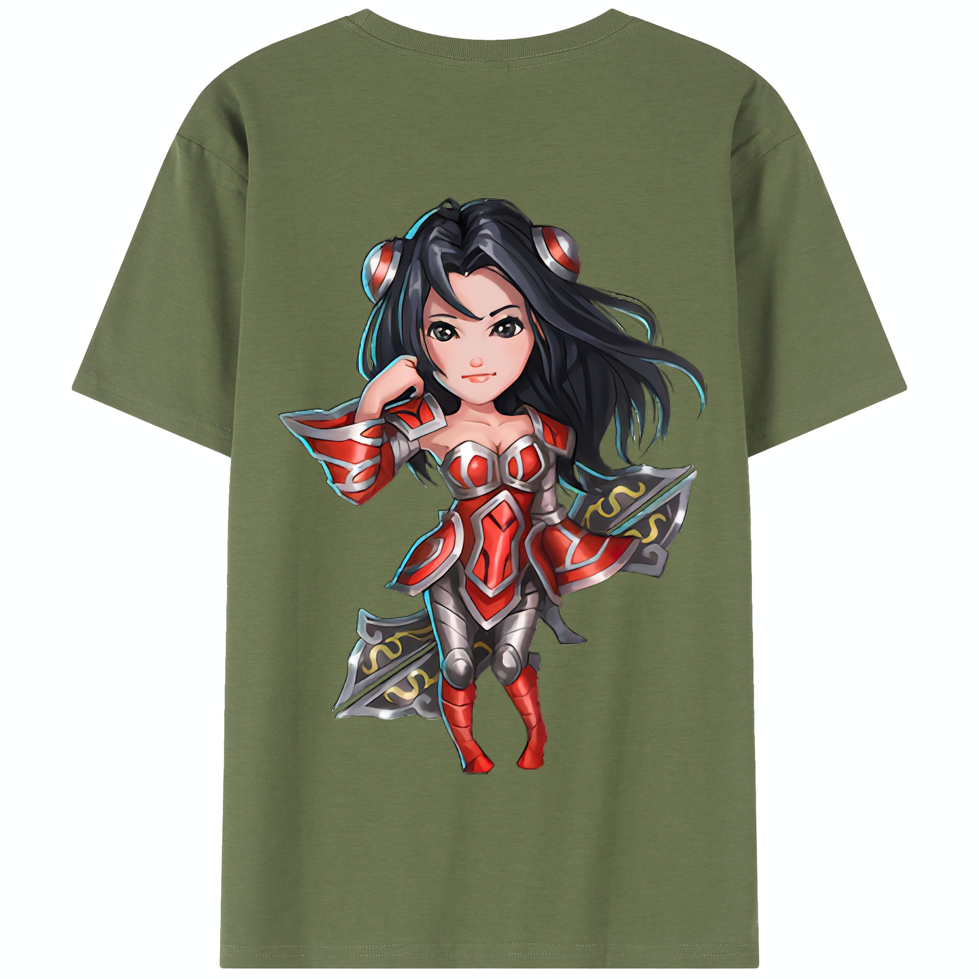 リーグ・オブ・レジェンド League of Legends LOL 綿100％半袖Tシャツ（背面プリント）
